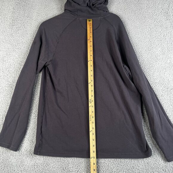 Rhone Hoodie Mens Medium Gray Henley Pullover French Terry Sweatshirt Sweater - Picture 9 of 12